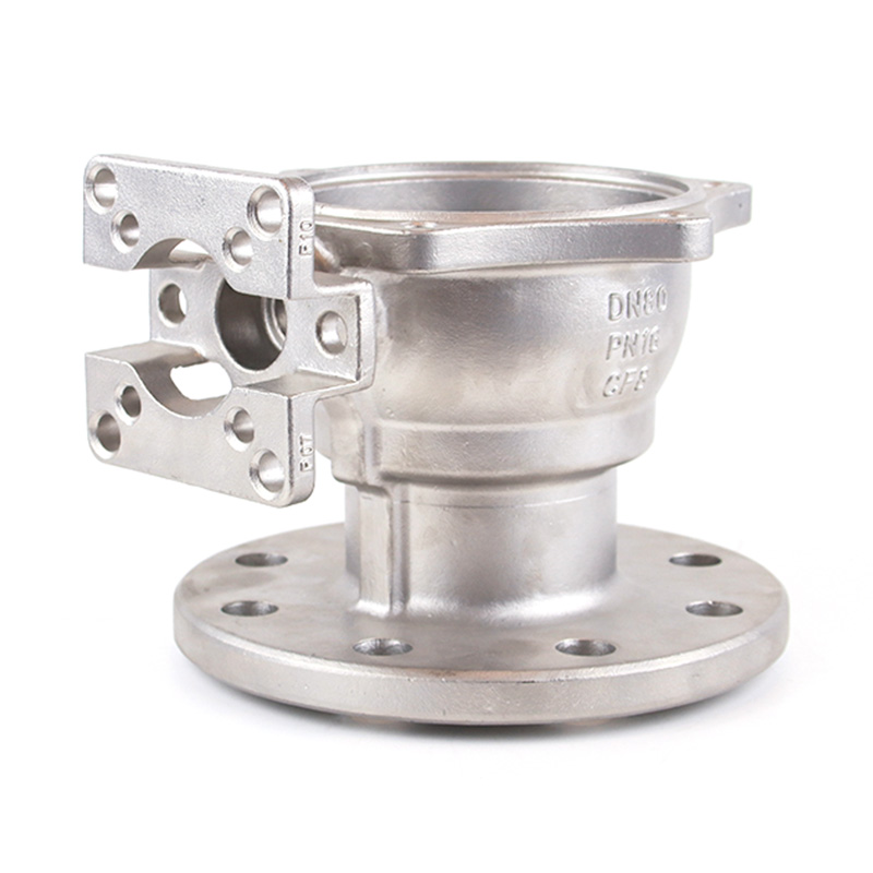 Casting de válvula de bola de brida de acero inoxidable de acero completo